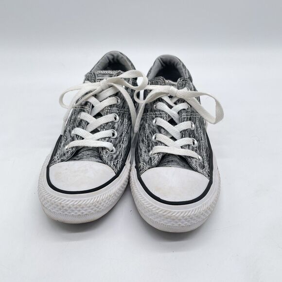 Converse Womens Chuck Taylor All Star 558557F Gray Casual Shoes Sneakers Size 6 - Picture 2 of 10